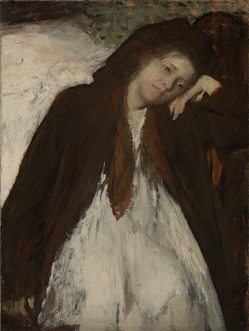 The Convalescent ca. 1872-1887 by Edgar Degas (1834-1917) J. Paul Getty Museum Los Angeles CA 2002.57